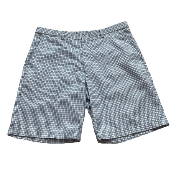 PGA Tour Other - PGA‎ TOUR Apparel Men's 36 Flat Front Mini Geo Print Golf Shorts Tradewinds Gray